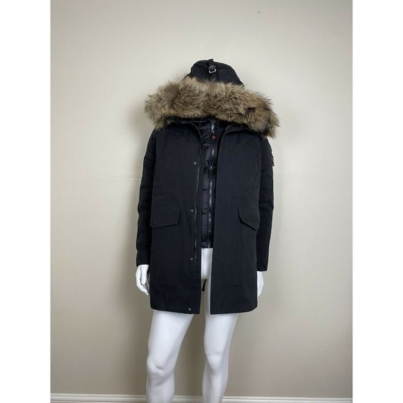 49 Winters Real Fur Trim Down-Filled Puffer Jacket and Coat 2000$ SIZE 3 L - Picture 4 of 12